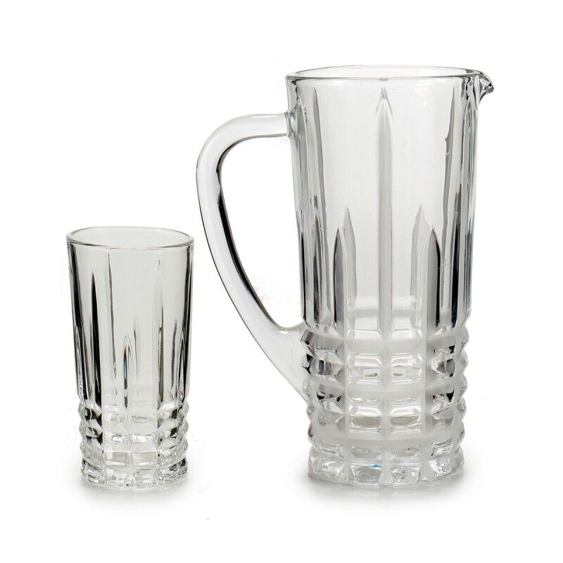 Set di brocche con bicchieri Vivalto 41053 Trasparente Vetro 250 ml Set di brocche con bicchieri Vivalto 41053 Trasparente Vetro 250 ml