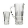 Set di brocche con bicchieri Vivalto 41053 Trasparente Vetro 250 ml