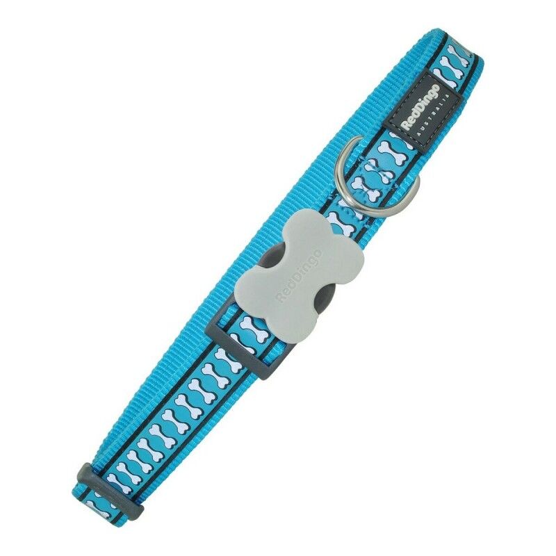 Collare per Cani Red Dingo Osso Riflettente Turchese (1,5 x 24-36 cm) Collare per Cani Red Dingo Osso Riflettente Turchese (1,5 x 24-36 cm)